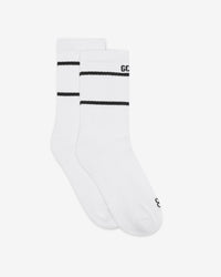 Junior Gcds Low Logo Band Socks: Unisex Socks White | GCDS Spring/Summer 2023